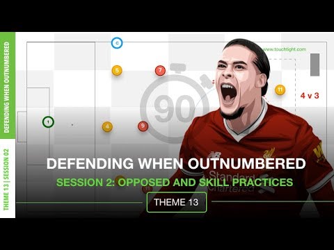 Defending Outnumbered | 3-Part Session Opposed / Opposed / Skill Practices (13-S2)