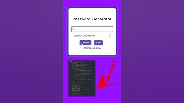 Password generator using Javascript. Full video coming tomorrow. Like | Share | Subscribe