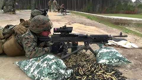 M240B Machine Gun with  Firing an M2A1 .50-caliber Machine Gun | Live-Fire Range