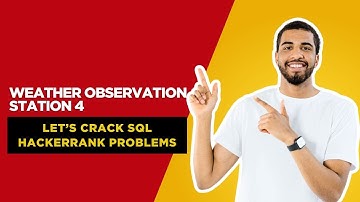 SQL - #7 Weather Observation Station 4 I HackerRank Solution |SQL HackerRank