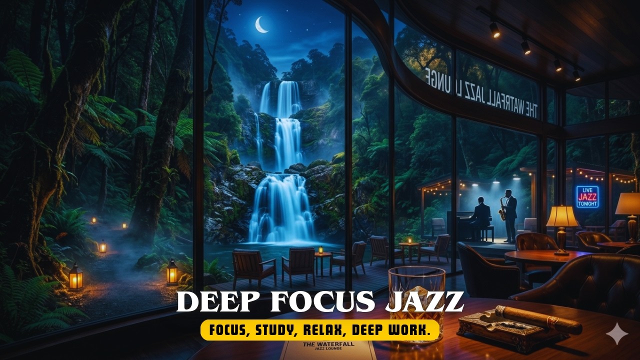 CALM LOFI JAZZ 🎷 RELAXING BACKGROUND MUSIC FOR DEEP FOCUS & STRESS ...