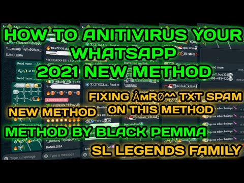 2021 NEW METHOD | HOW TO ANTIV*RUS YOUR WHATSAPP IN NEW METHOD 2021 | METHOD BY BLACK PEMMA #LEGENDS