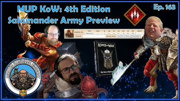 MUP KoW: 4th Edition Salamander Army Preview | Mantic Universe Podcast #163