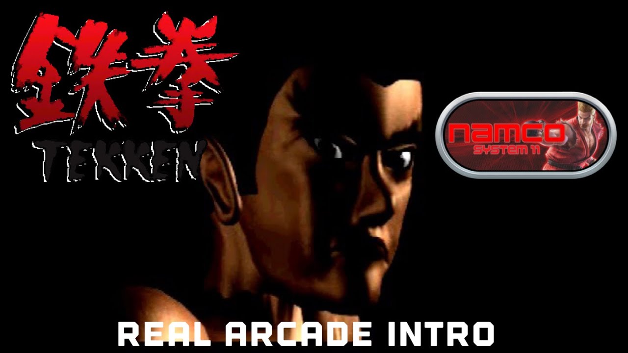 Tekken (1994) Namco System 11 real arcade intro 4K 60FPS