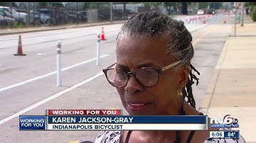 IndyGo Red Line moves bike lanes in Downtown Indianapolis: Here