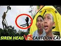 SIREN HEAD VS CARTOON CAT! KEMPING DITEPI SUNGAI 24 JAM PALING MENEGANGKAN! | Mikael TubeHD