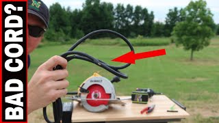 HOW TO REPLACE THE CORD ON A DEWALT CIRCULAR SAW- TOOL REPAIR