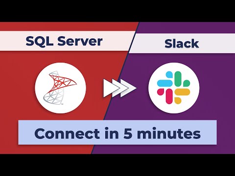 Microsoft SQL Server + Slack Integration