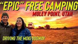 Our MOST EPIC Boondocking spot EVER!!! Complete with AMAZING Drone footage of the Moki Dugway!
