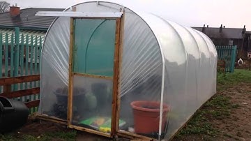 One of our Polytunnel standing the storm