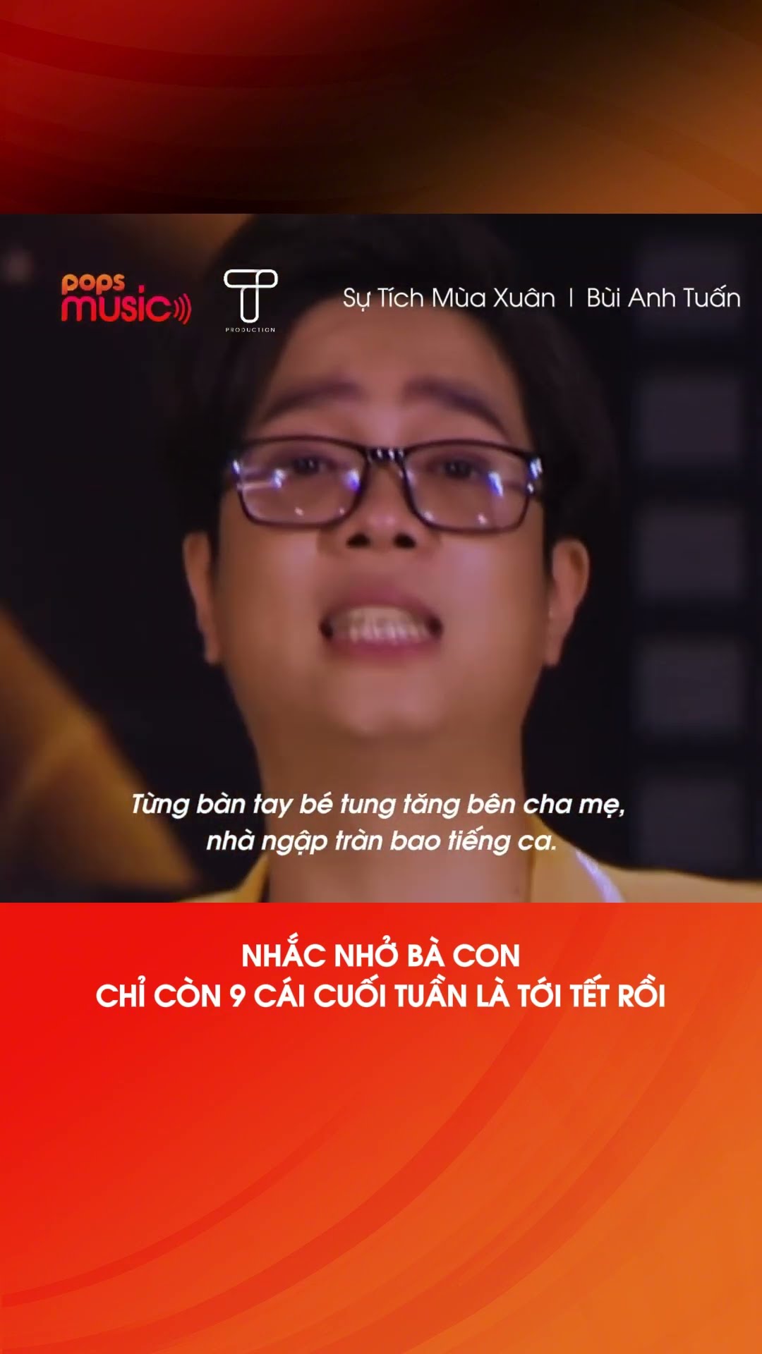 Nhắc nhở bà con chỉ còn 9 cái cuối tuần nữa là đến Tết rồi #tproduction #buianhtuan