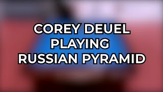 Corey Deuel playing Russian pyramid