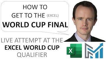 Excel World Cup qualifier - Live attempt