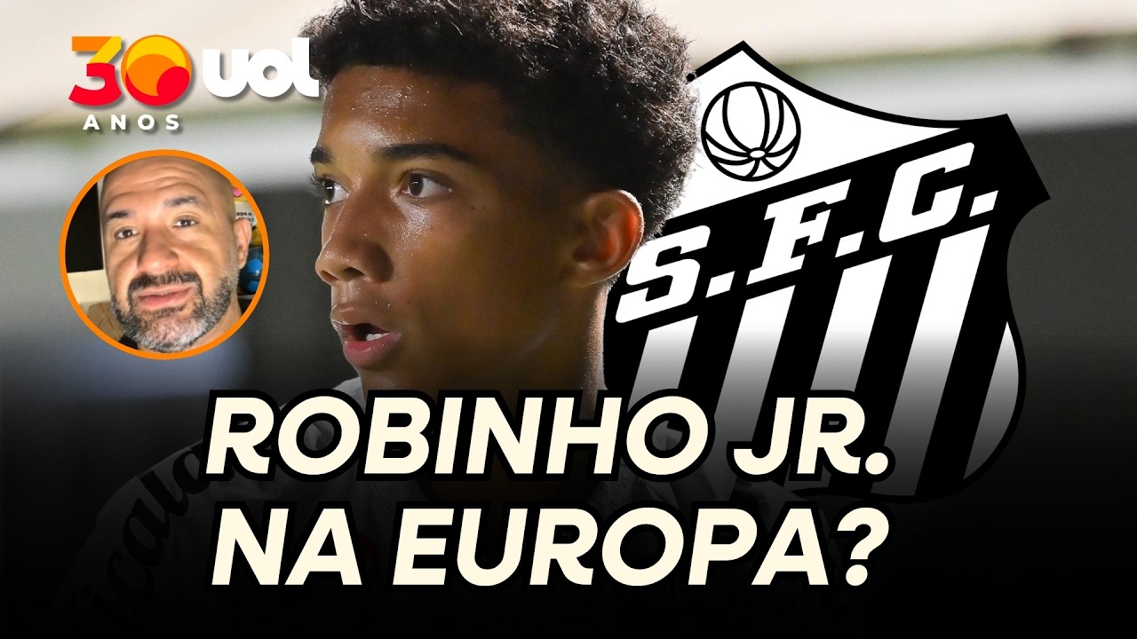 Imagem ilustrativa sobre Robinho Jr. busca recomeço na Europa após plano frustrado e aval do Santos