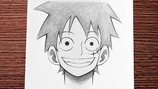 How To Draw Luffy Step By Step Easy Anime Sketch For Beginners