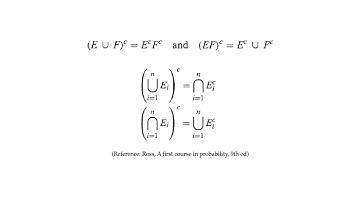 [4주차] 합사건,교사건,상호배반,교환법칙,결합법칙,분배법칙,드모르간의 법칙(확률론), [성균관대학교 오하영교수]