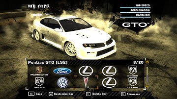 Need for Speed: Most Wanted — Pontiac GTO (LS2) (Demo)
