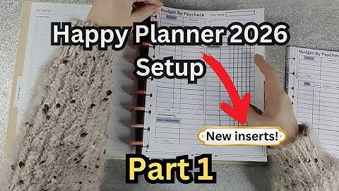 Happy Planner 2026 Setup | Frankenplanner Build + New Inserts! (Part 1)