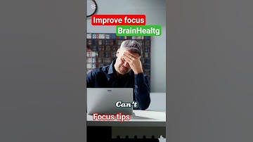 How to Improve Focus Naturally 🧠 | 5 Simple Tips to Boost brain. #focus #brainhealth #focushack #fh