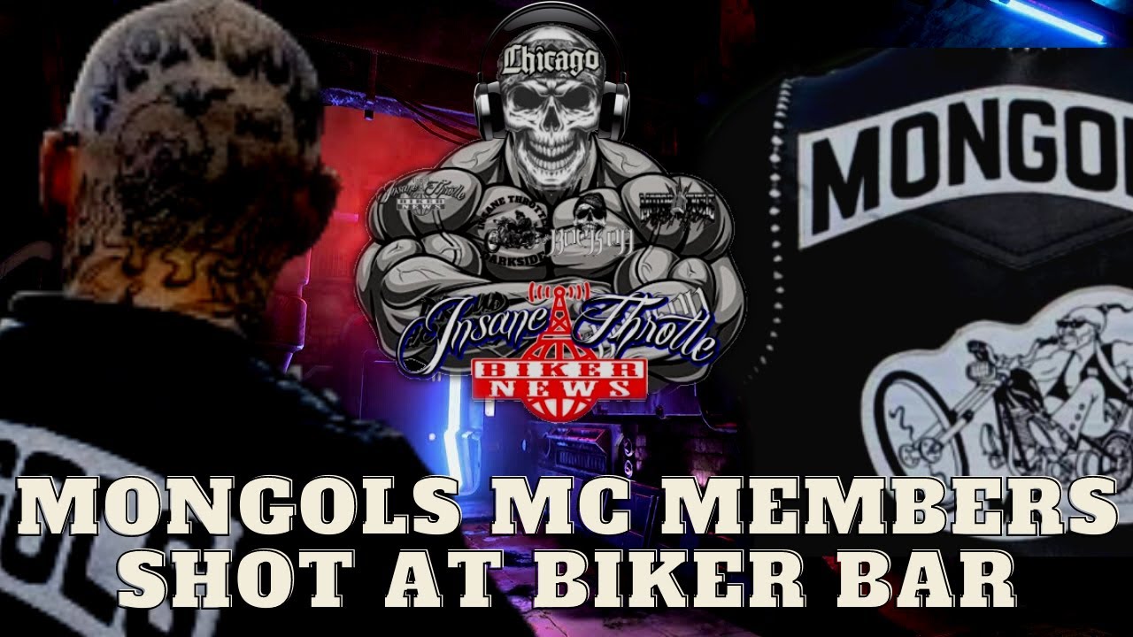 Mongols MC Members shot at biker bar - YouTube