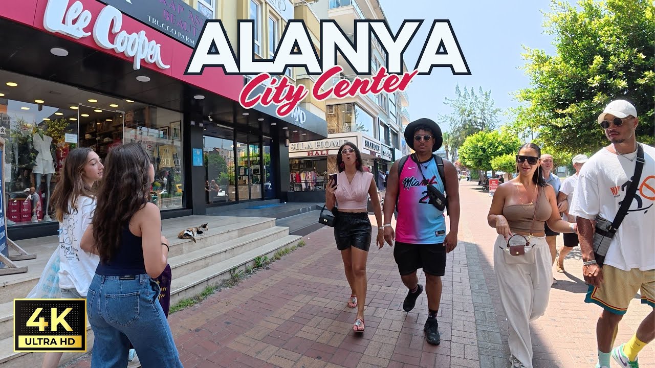 Turkey Antalya | Alanya City Center Walking Tour | June 9, 2025 [4K HD/60 fps]