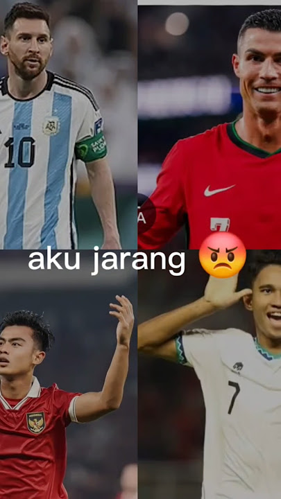 aku jarang di sayang sayang versi pemain bola #ronaldo #messi #arhan #marselino #djremix