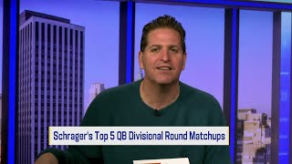 Peter Schrager's Top 5 QB Divisional Round matchups of all-time | 'GMFB'