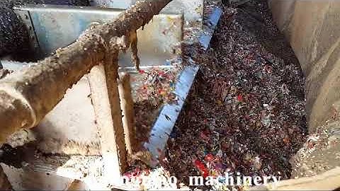 paper pulp making machine detail video vibrating screen