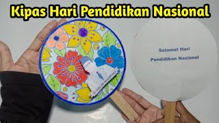 Making National Education Day Fans from Used Paper and Cardboard / National Education Day 2025