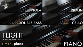 Celebrity Flight (with String Quartet) | simon. piano [4K] Net Worth