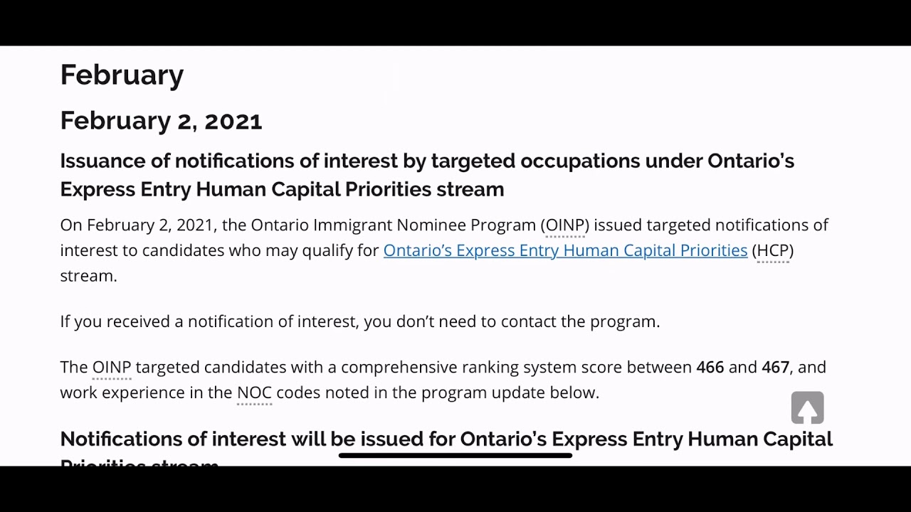 OINP and AINP 2021 updates❗️❗️❗️❗️