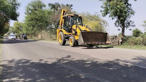 Jcb 3dx working new fishing pond | Powertrac 439DS | Mahindra 475 DI | jcb and tractor video