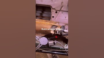 Old school Buick electric window fix