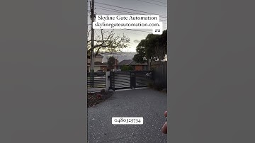 Telescopic Electric Sliding Gate with Automatic Gate Opener_ skylinegateautomation.com.au