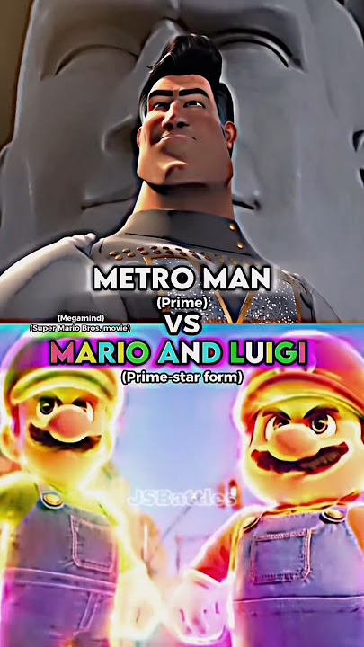 Metro Man vs Mario and Luigi (star form)