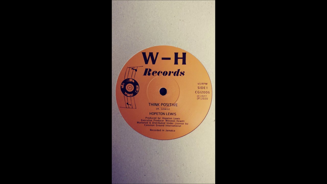 Hopeton Lewis - Think Positive - YouTube