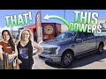 The COOLEST use of a Ford F150 Lightning! V2L POWERING a coffee shop for DAYS!
