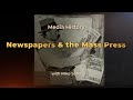 Media history newspapers and the mass press