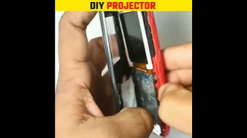 keypad mobile se bnaya ghar pe projector