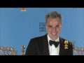 Daniel Day-Lewis - backstage interview - Golden Globes 2013