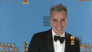 Daniel Day-Lewis - backstage interview - Golden Globes 2013