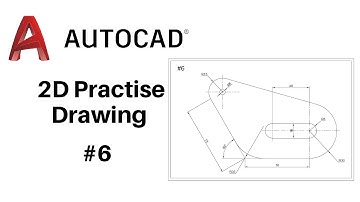 AutoCAD 2D Exercise Tutorial - #6 - Basics To Advance in Hindi