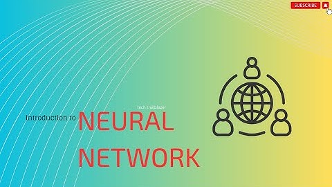Introduction to neural networks