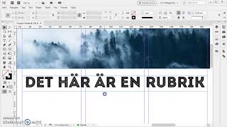 InDesign CC Grund - Texthantering: Skriva, inställningar, platshållartext