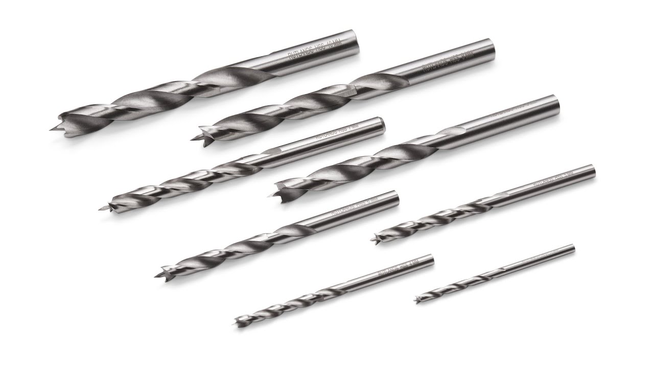 Premium HSS Lipped Brad Point Drill Bit R4004 YouTube