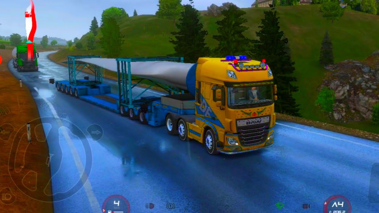 Windmill Blade Heavy Transport // Truckers of Europe 3 new game play