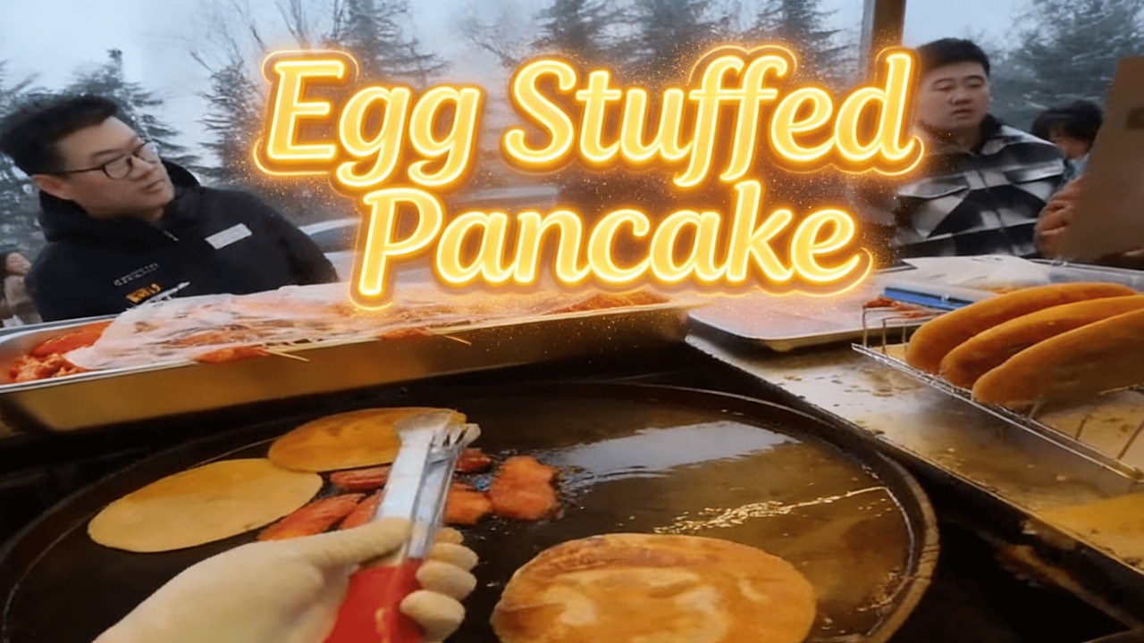 Delicious Crispy Egg Pancakes For Profit, Booming Business Food Cart
