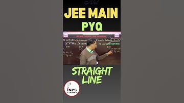 JEE Main PYQ Straight Line | Most Repeated Questions | By Nitin Sir | INPS Classes
