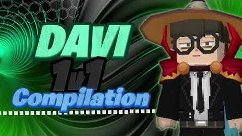 Davi 1v1 compilation ☄️👊 (Blockman Go Blocky mods)