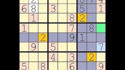 How to Solve Washington Times Sudoku Difficult  November 12, 2023